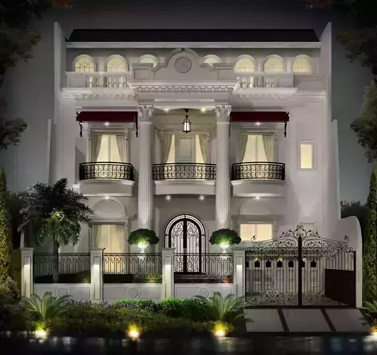 Facade Only  include PSD File NO OBJ FILE NO PLAN