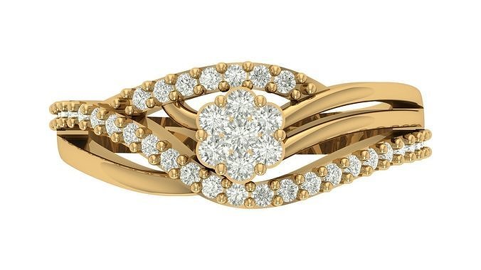 Engagement Ring 3D print model