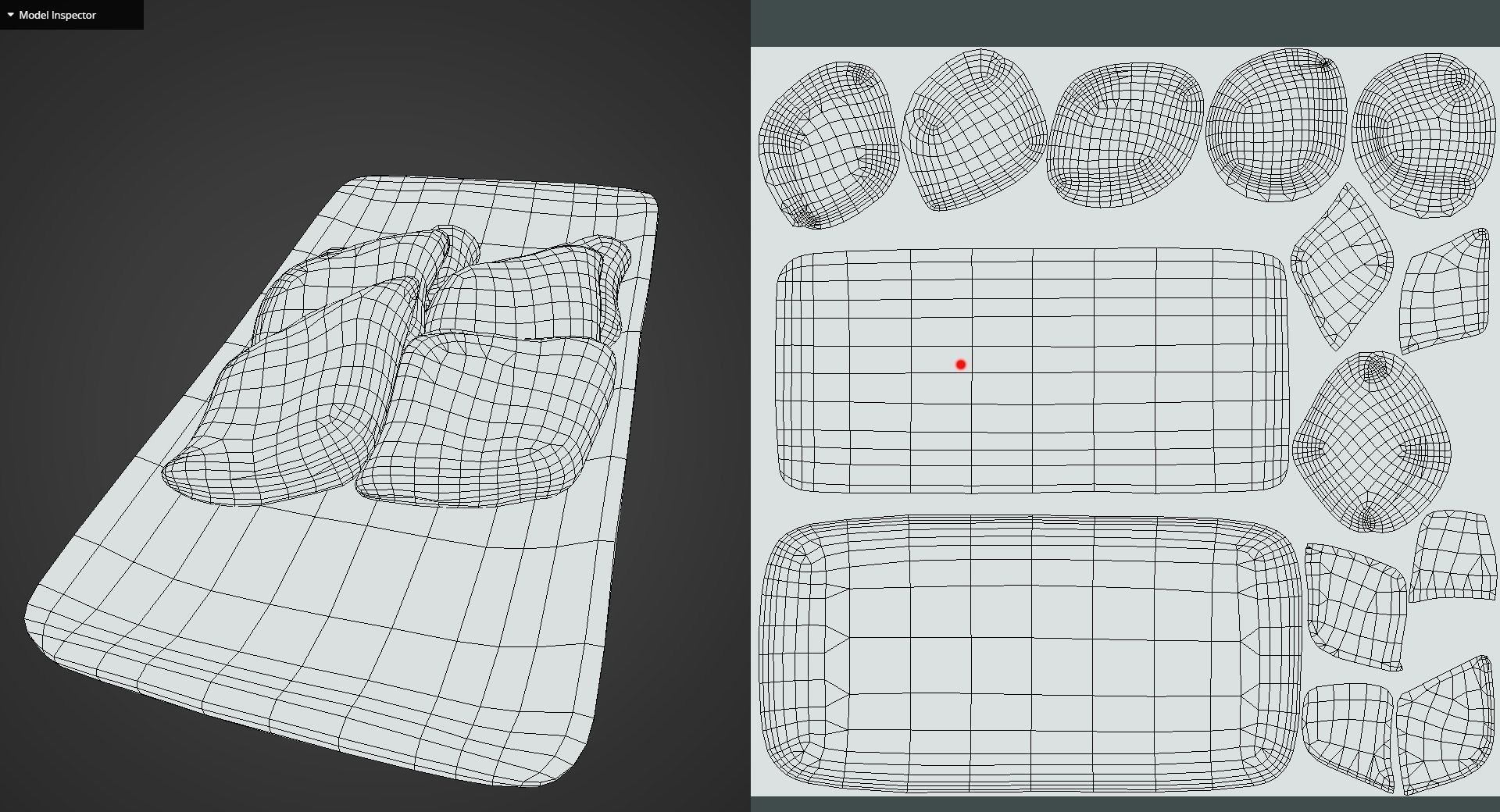 Game Ready Korean Rice Cake Jeolpyeon 2 Low-poly 3D model_7