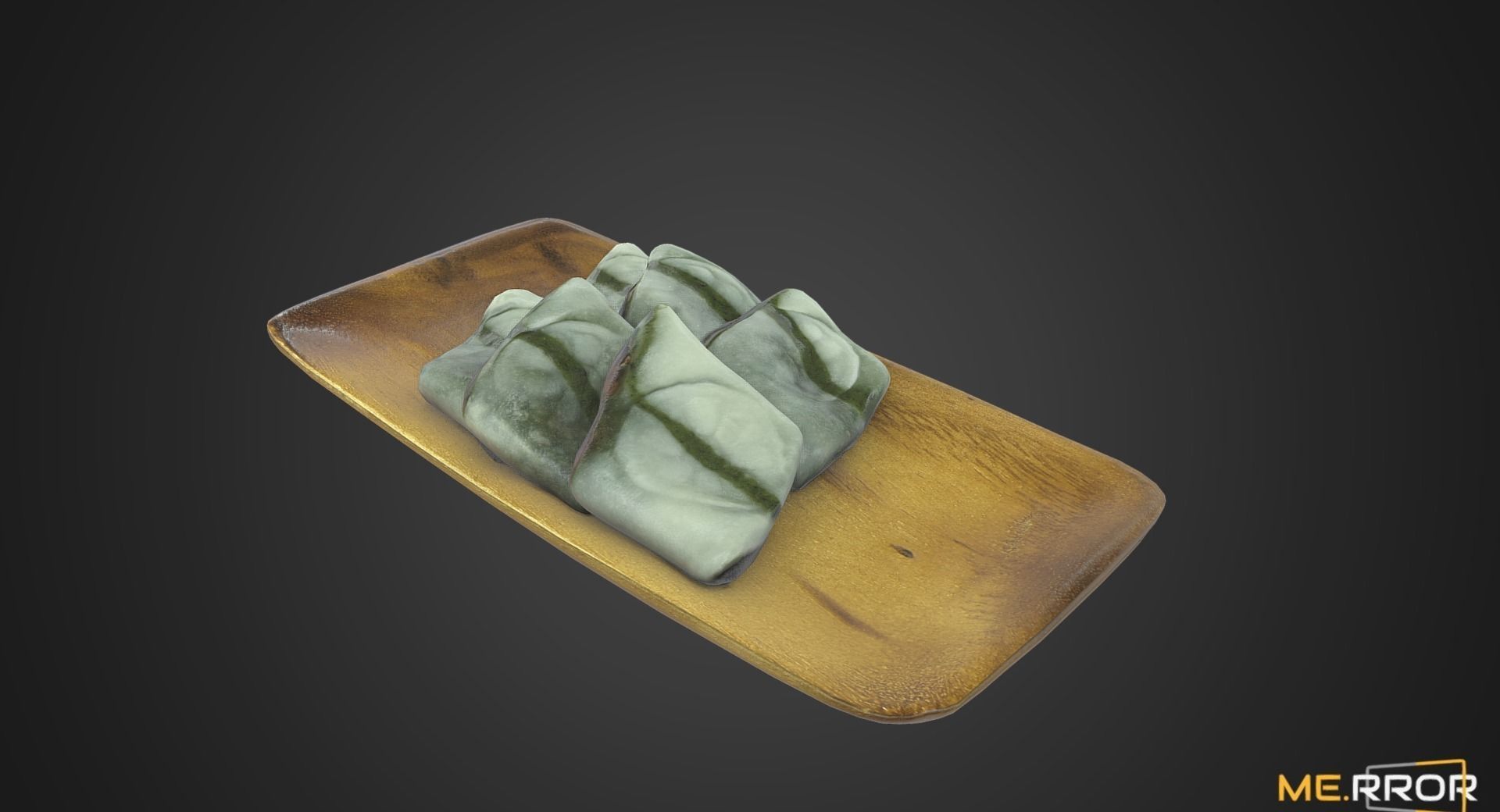 Game Ready Korean Rice Cake Jeolpyeon 2 Low-poly 3D model_8