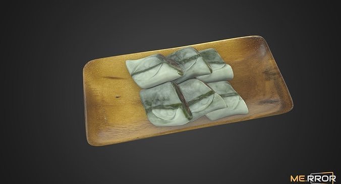 Game Ready Korean Rice Cake Jeolpyeon 2 Low-poly 3D model 2