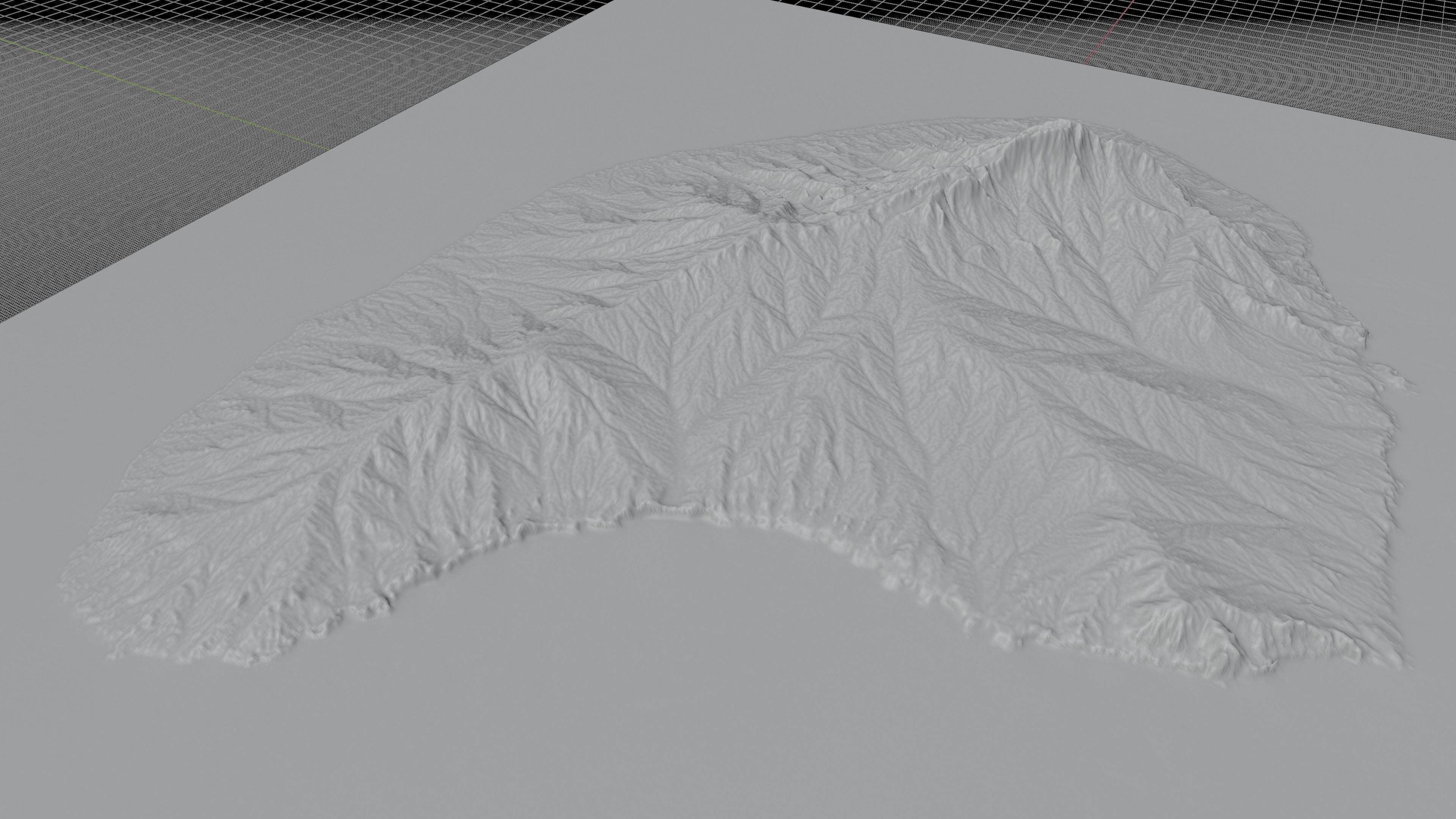 Lanai Island 3d Model terrain Low-poly 3D model_11