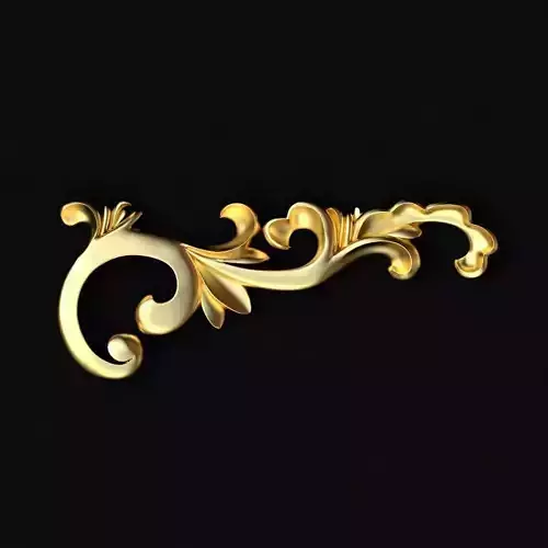 Corner decor ornament for furniture