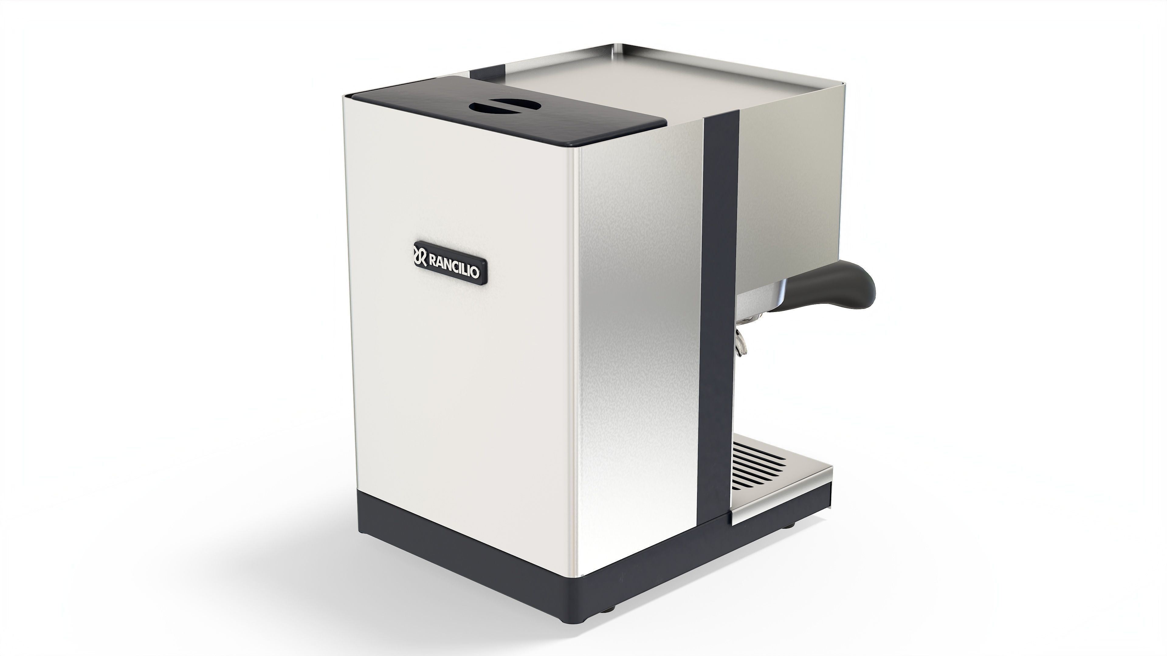 Rancilio Silvia Home Espresso Machine Low-poly 3D model_5