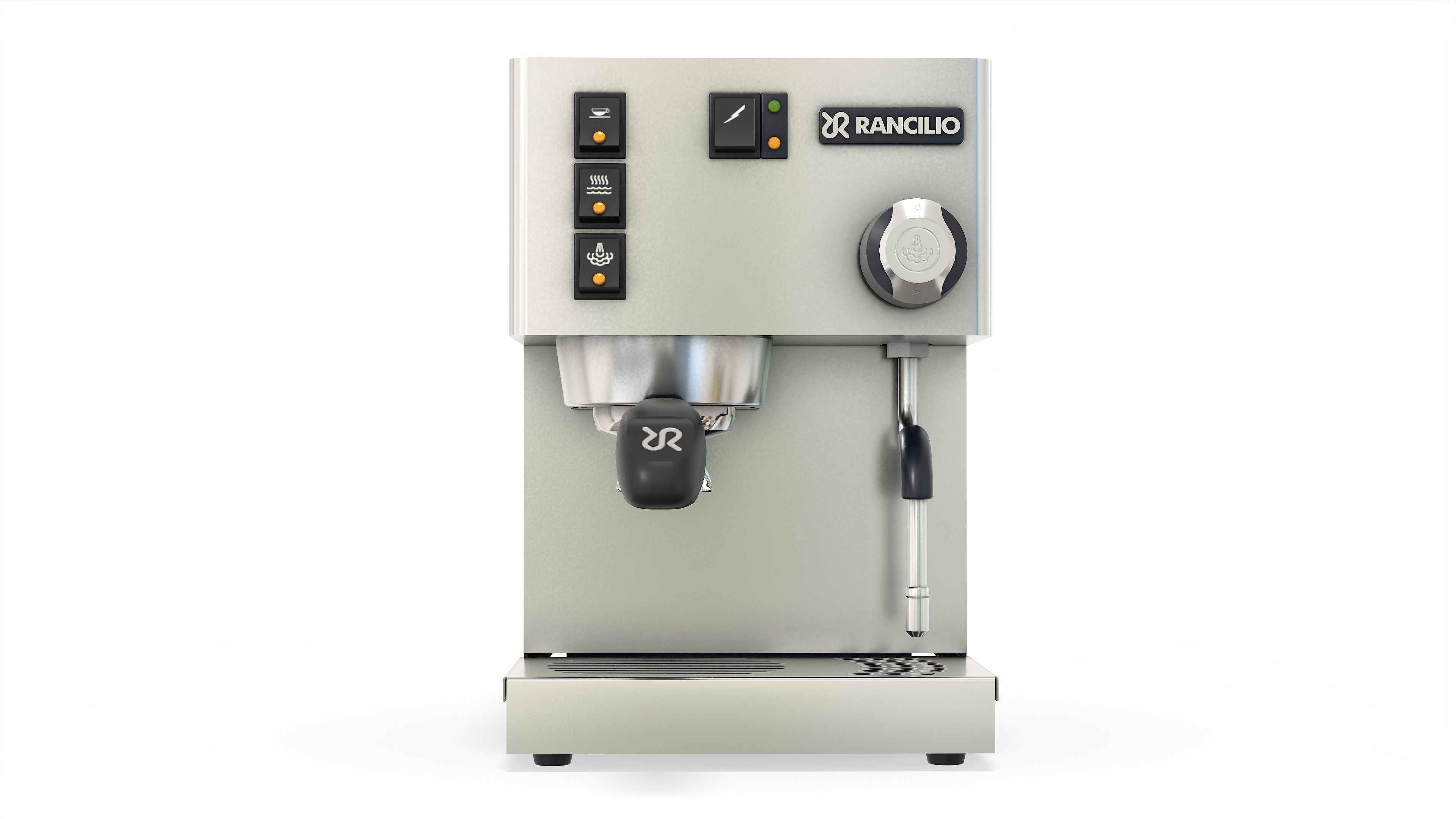 Rancilio Silvia Home Espresso Machine Low-poly 3D model_2