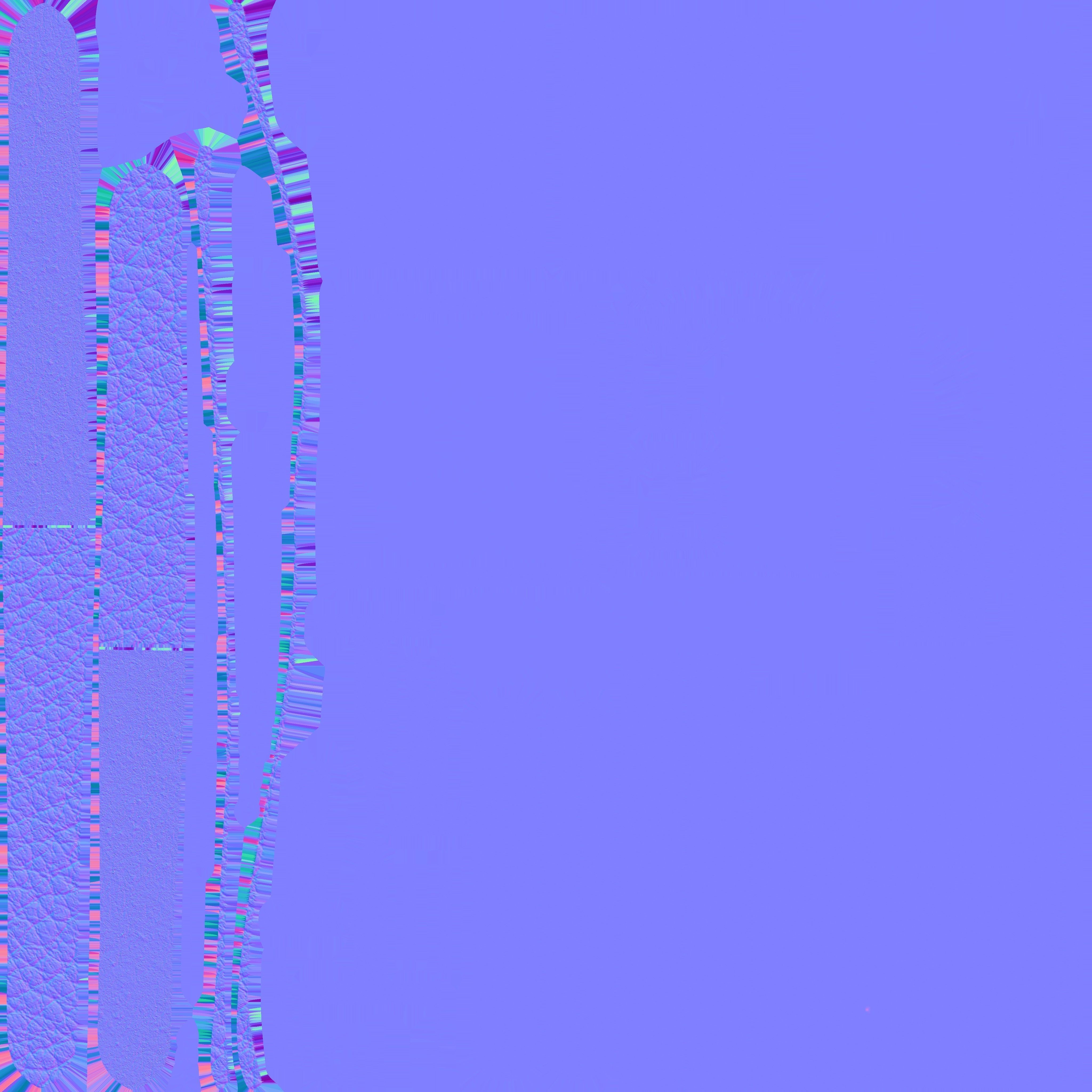 Game Ready Leater Watch Strap Low-poly 3D model_13