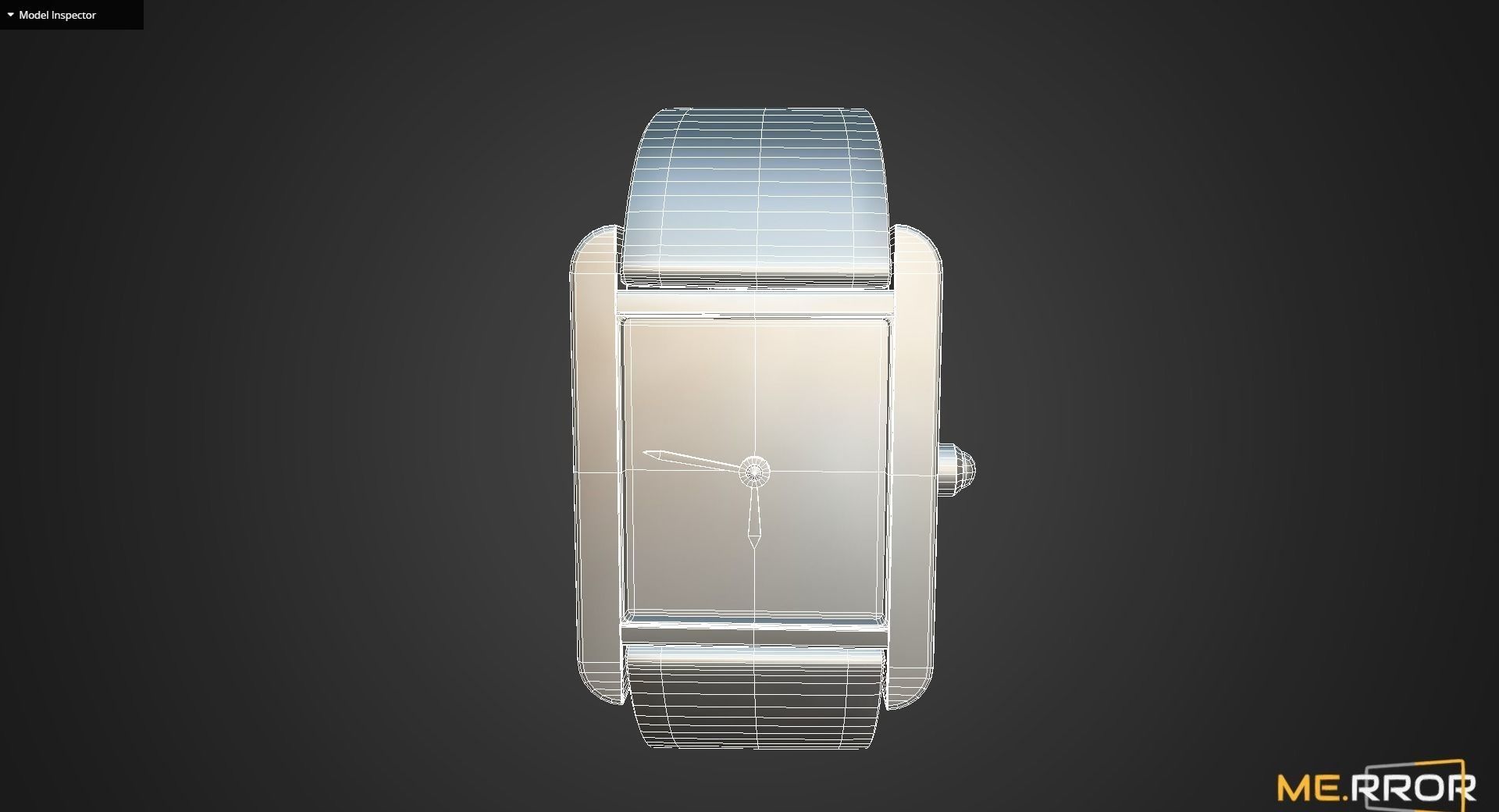 Game Ready Leater Watch Strap Low-poly 3D model_7