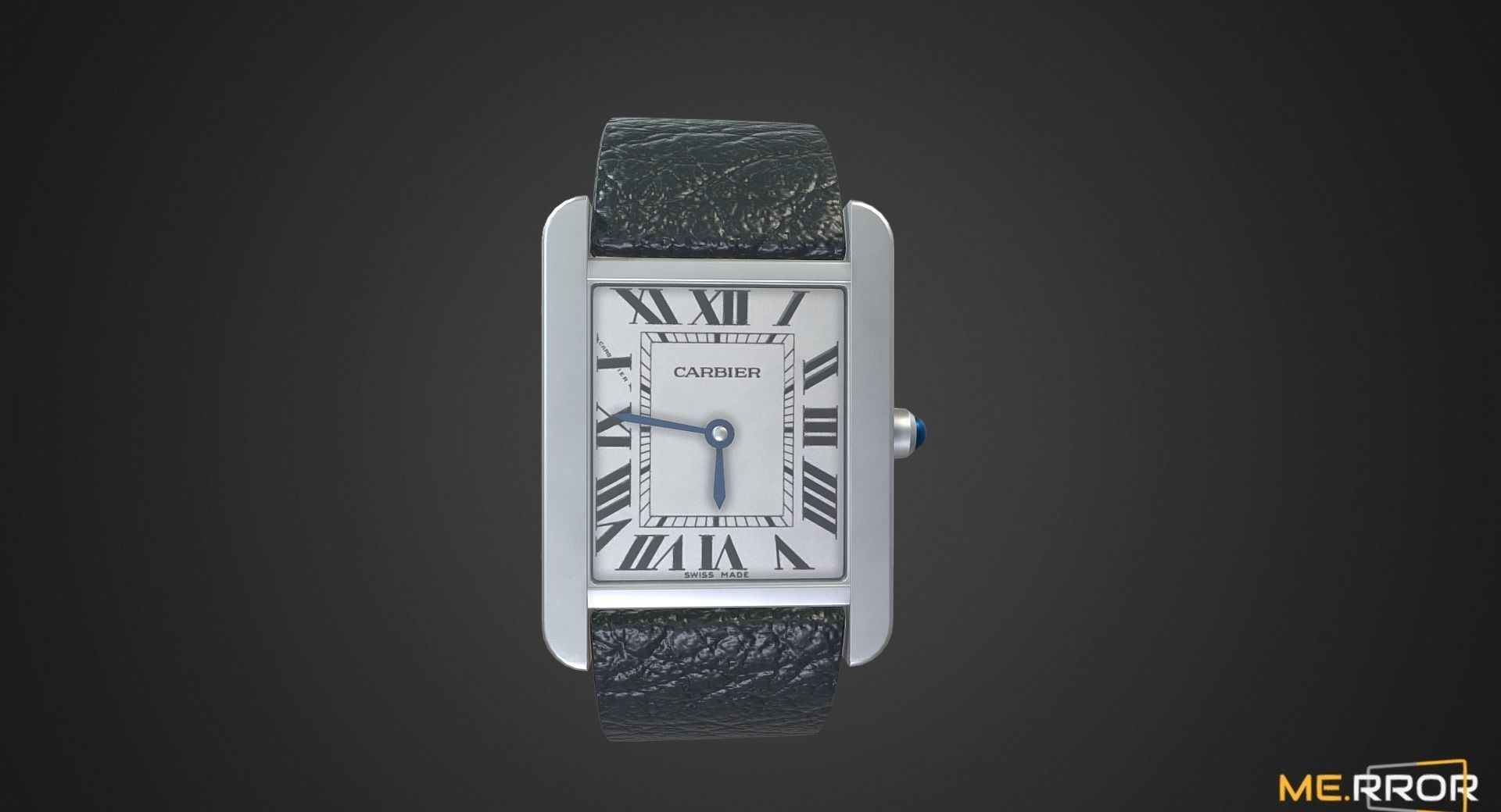 Game Ready Leater Watch Strap Low-poly 3D model_4