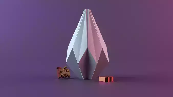 Low Poly Candle