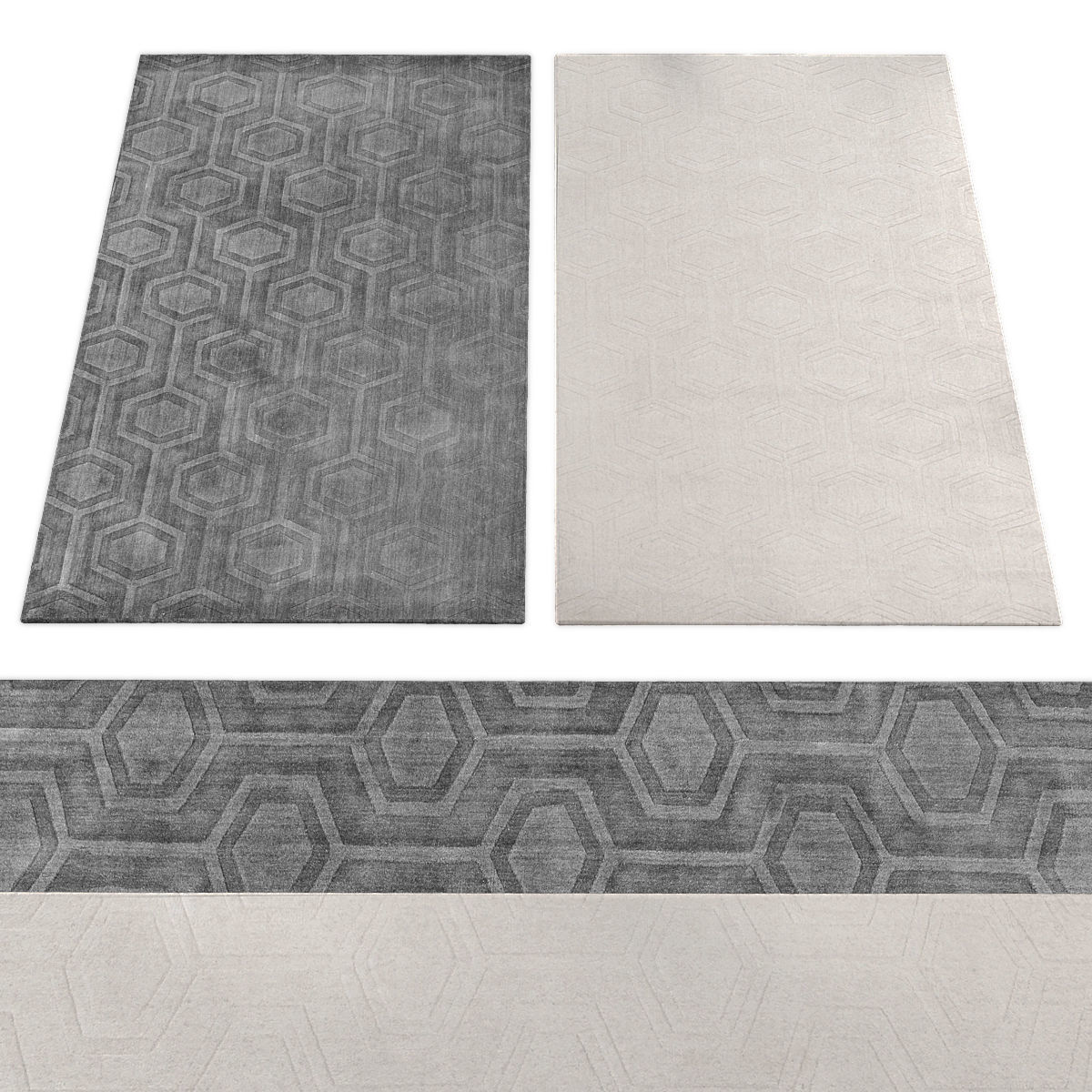 Rugs collection 436 Low-poly 3D model_2