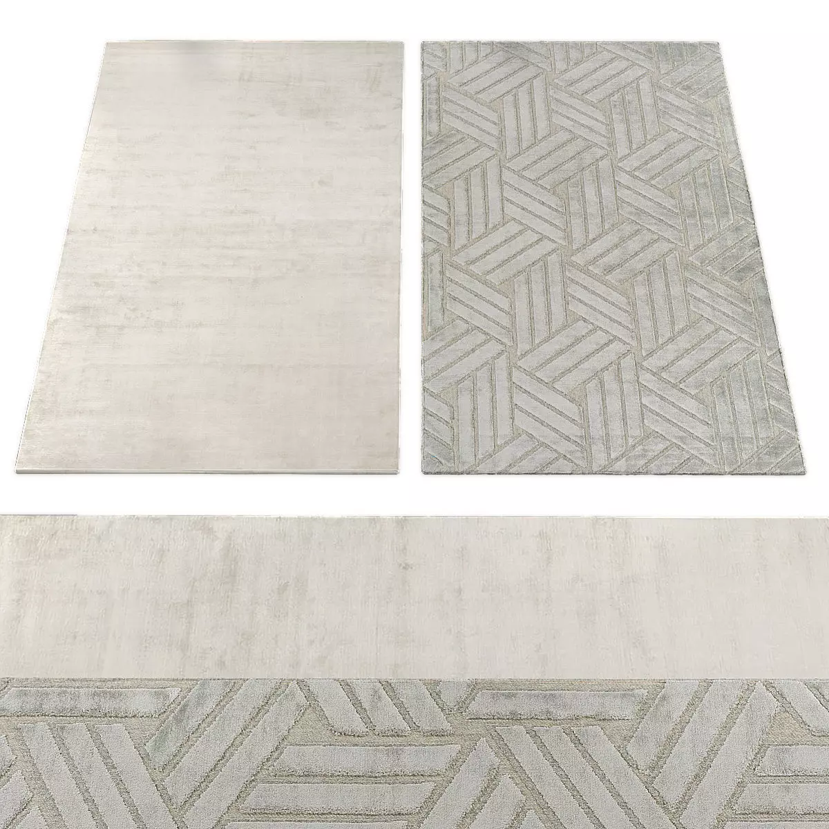 Rugs collection 436 Low-poly 3D model_0