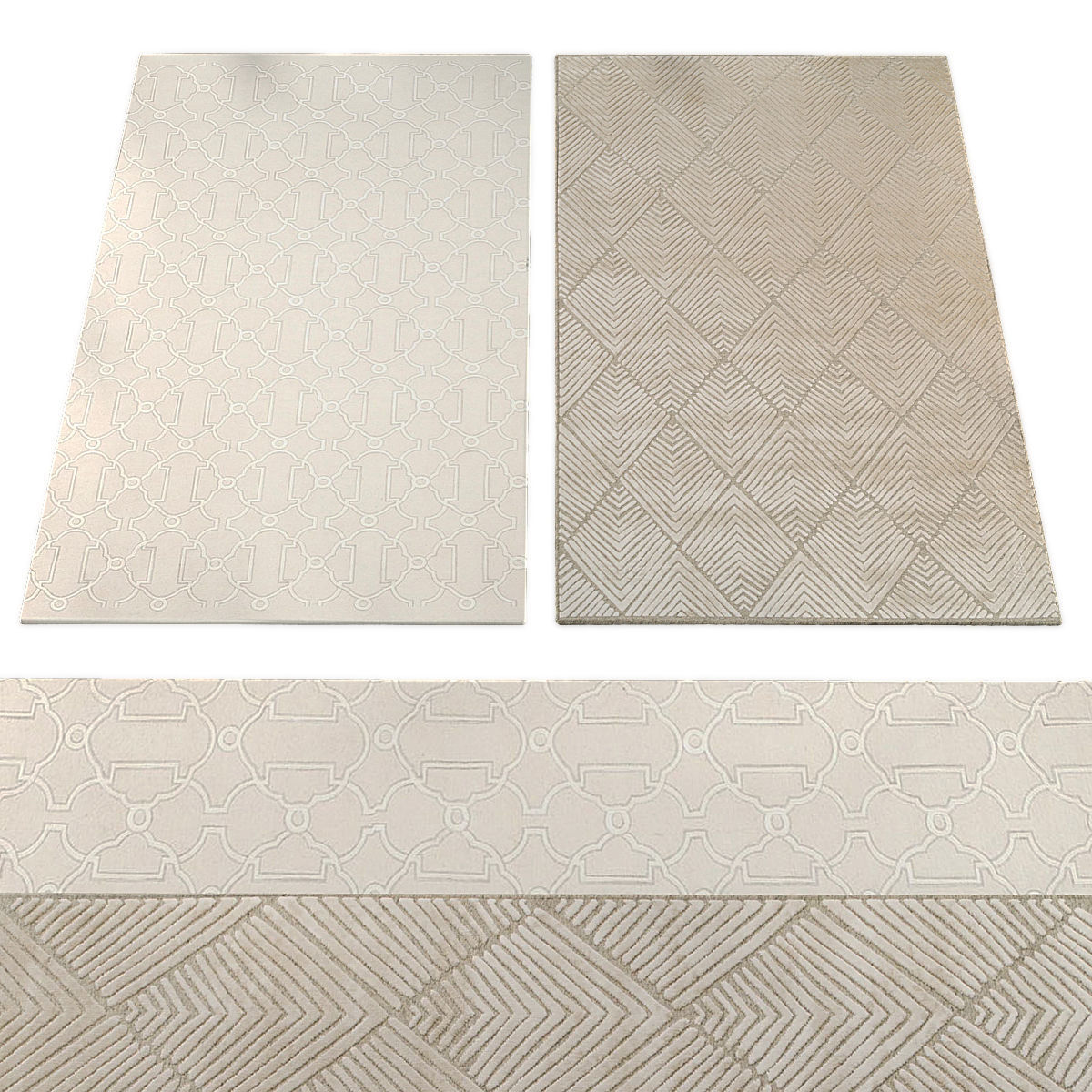 Rugs collection 436 Low-poly 3D model_1