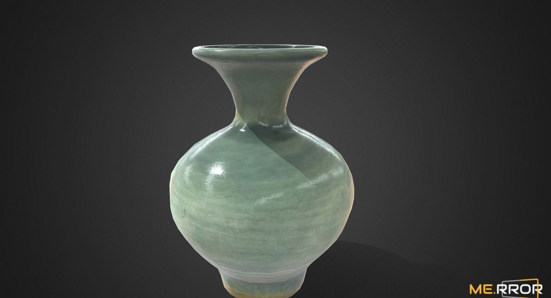 Game Ready Korean Vase Low-poly 3D model_3