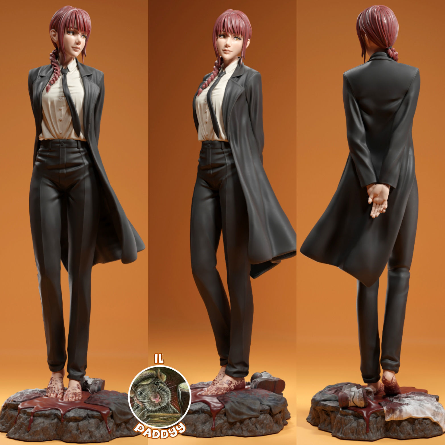 MAKIMA CHAINSAW MAN 3D print model_1