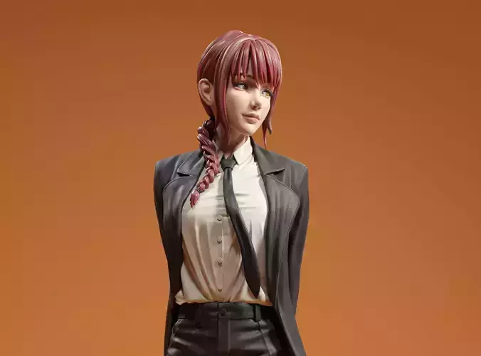 MAKIMA CHAINSAW MAN 3D print model