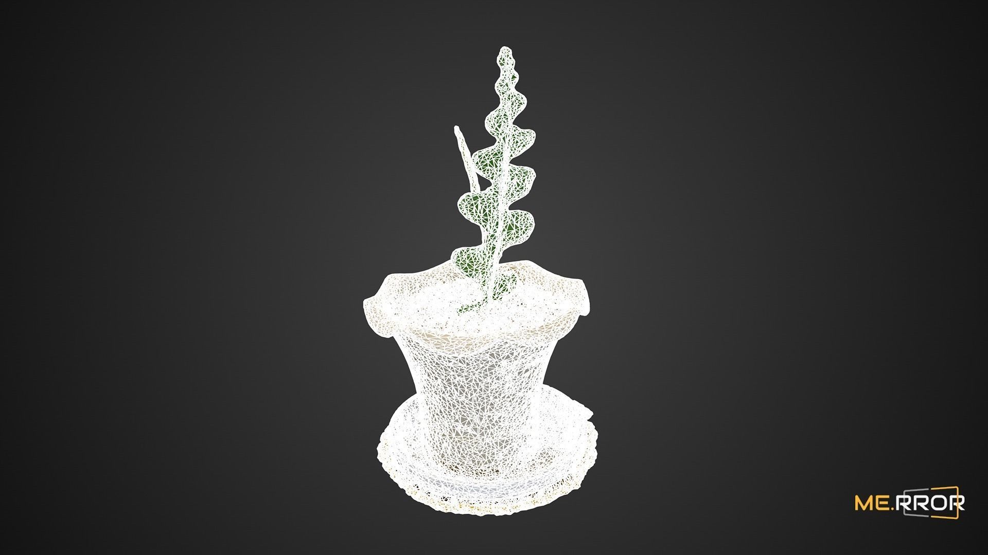 Cactus Plant Pot 3D model_3