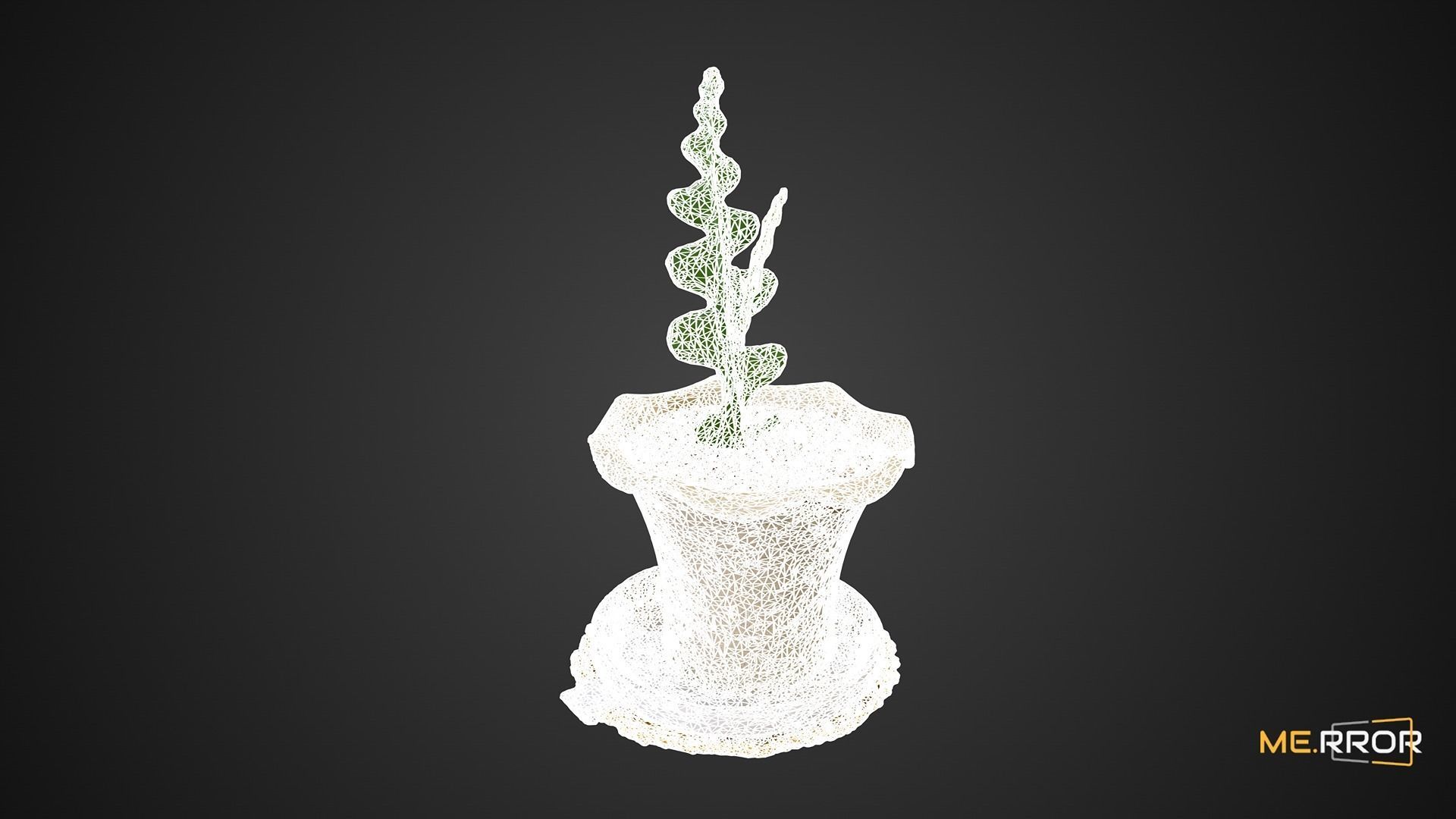 Cactus Plant Pot 3D model_1