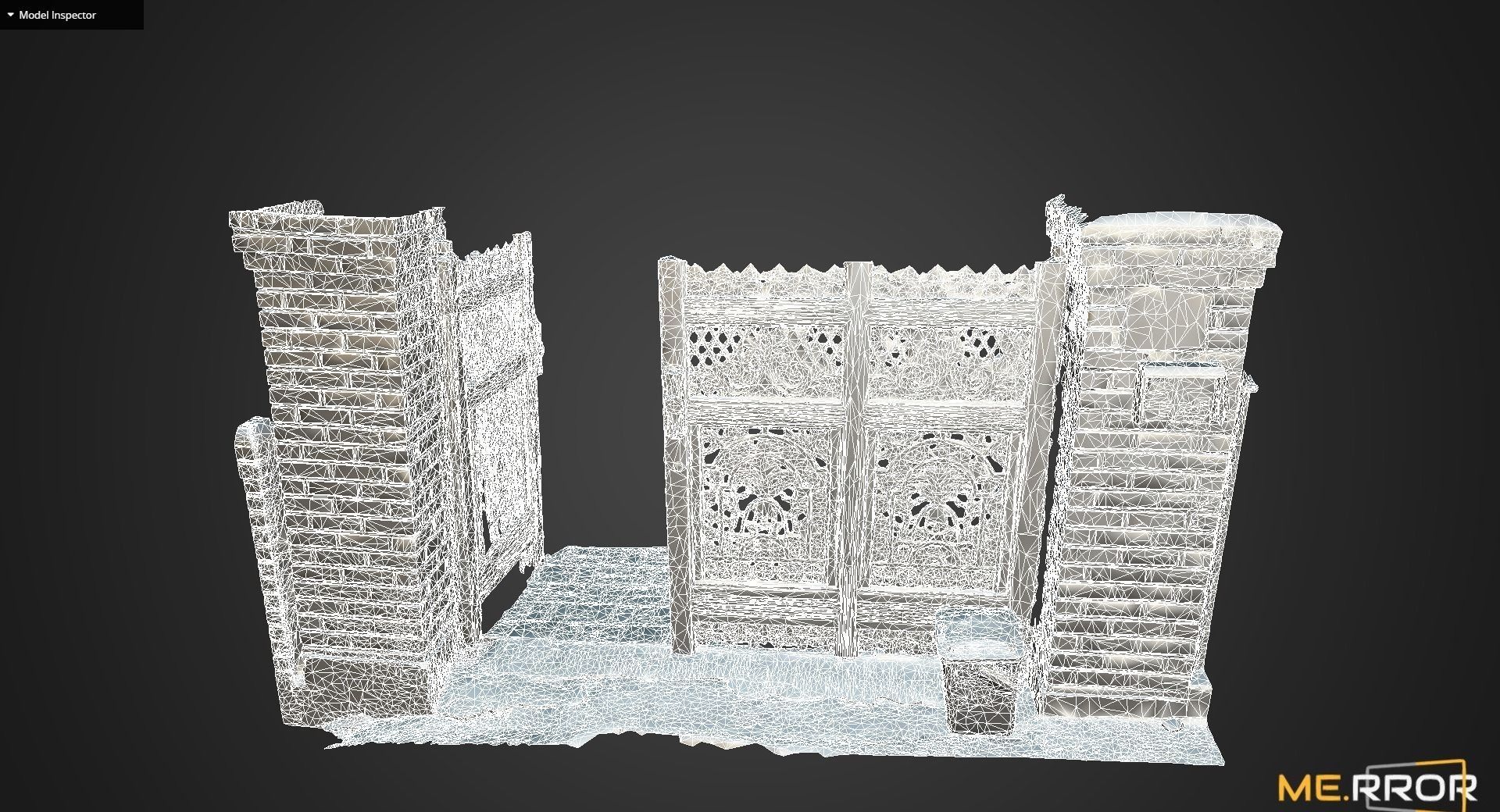 Korean Villar Door 3D model_11