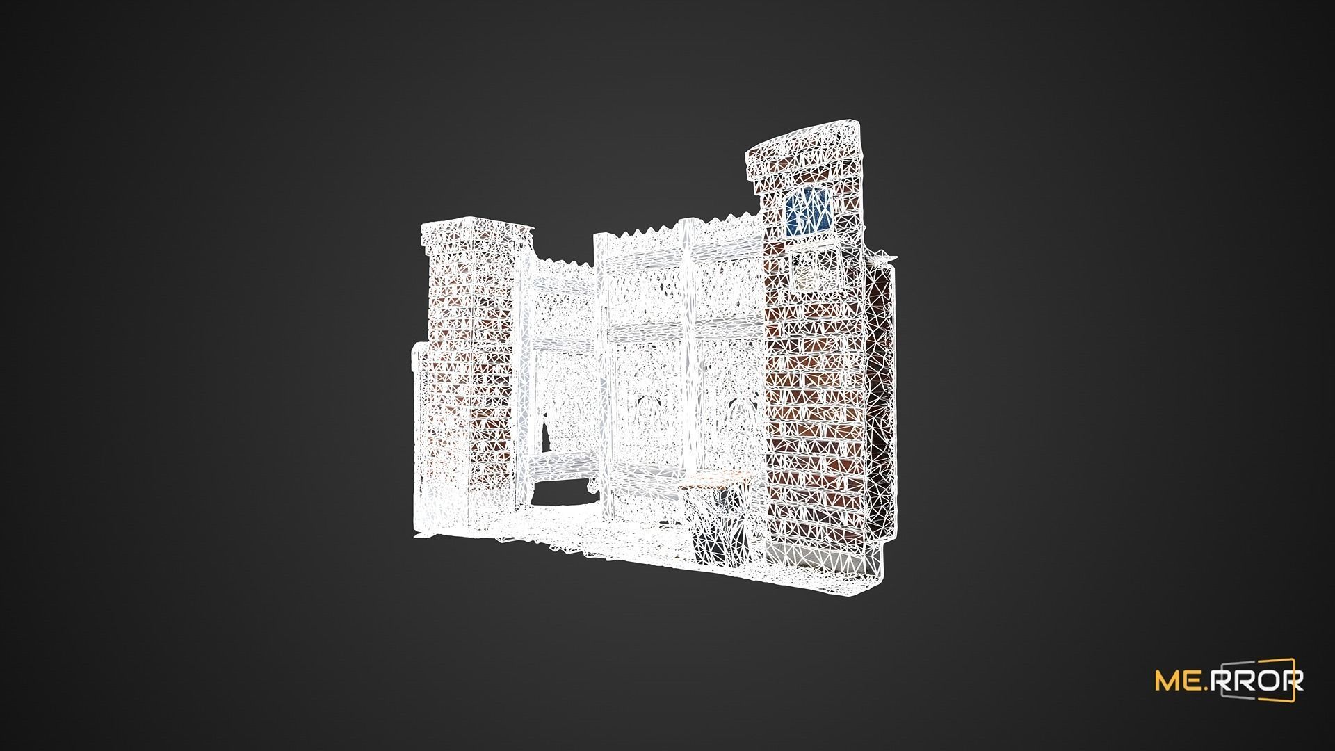 Korean Villar Door 3D model_7