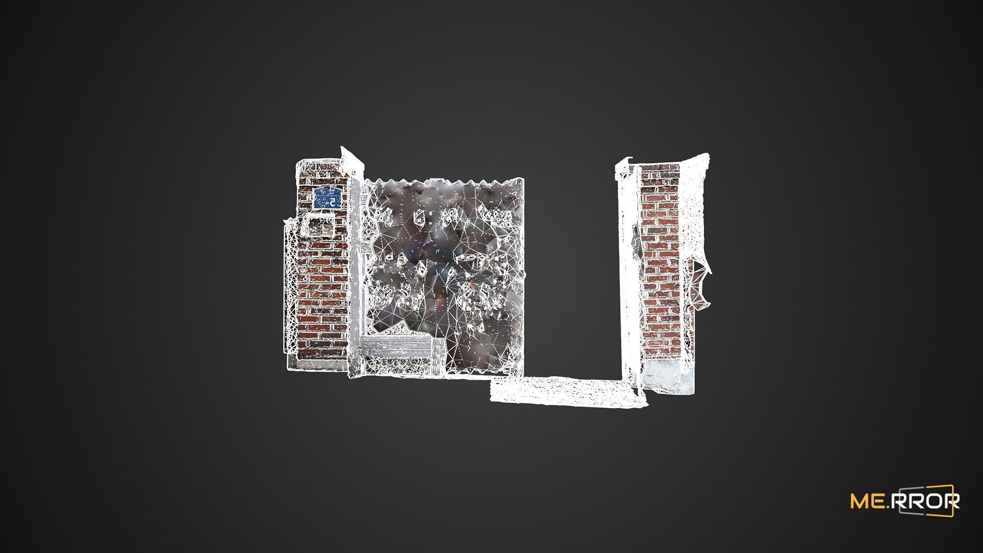 Korean Villar Door 3D model_4