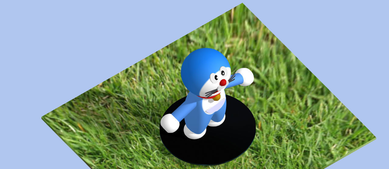 Doraemon  cartoon character 3D model_1