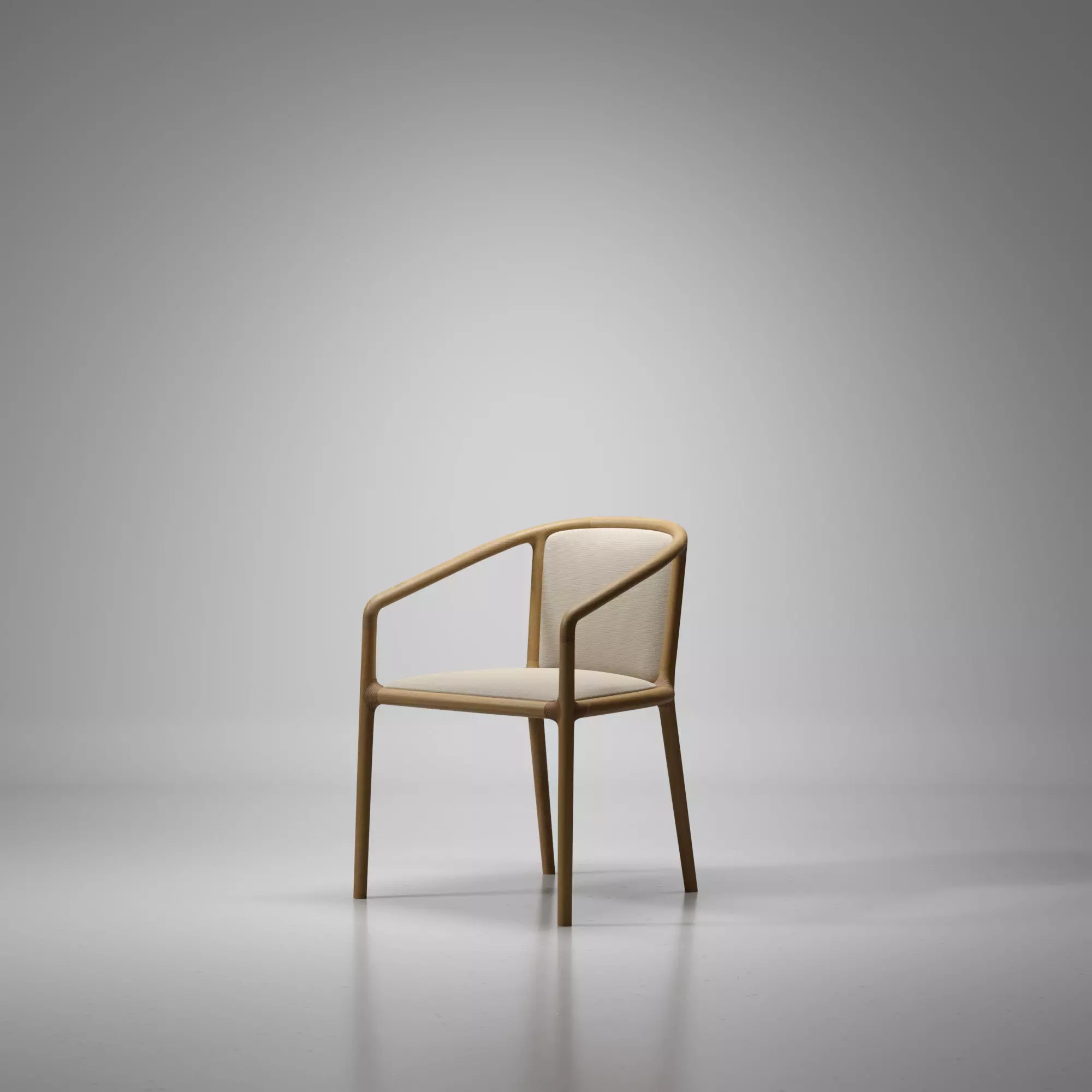 Grey Product Photography Studio Scene 3D model_0