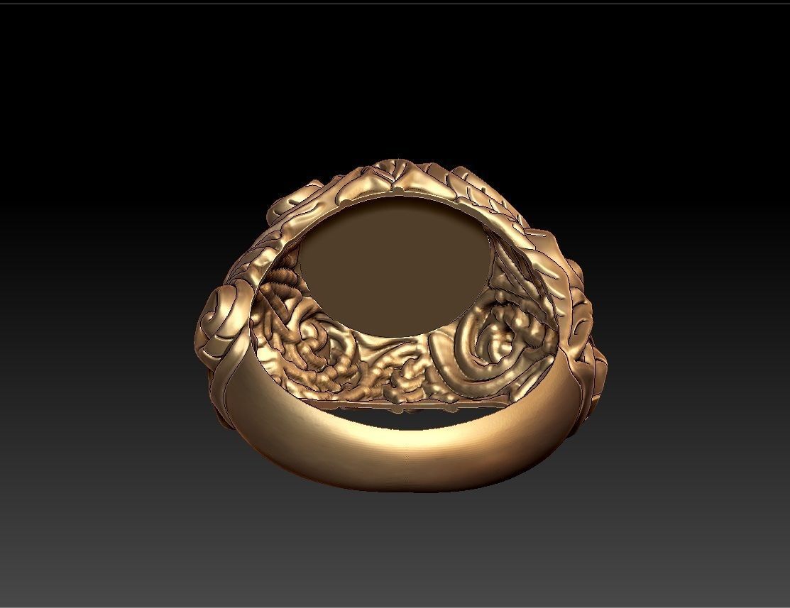 VINAYAGAR RING 3D print model_6