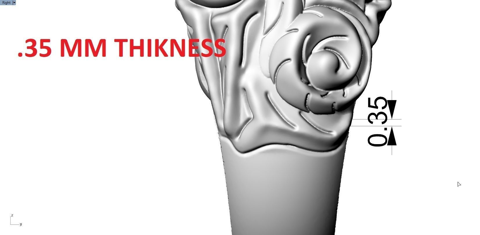 VINAYAGAR RING 3D print model_2