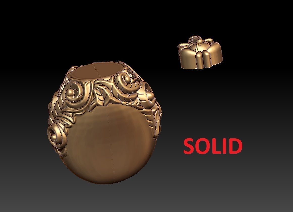 VINAYAGAR RING 3D print model_7