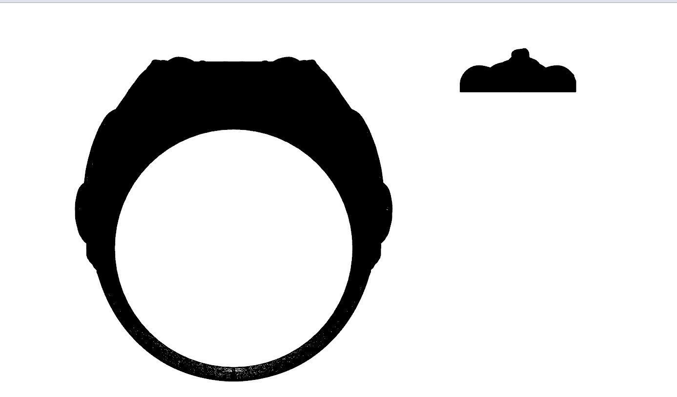 VINAYAGAR RING 3D print model_10