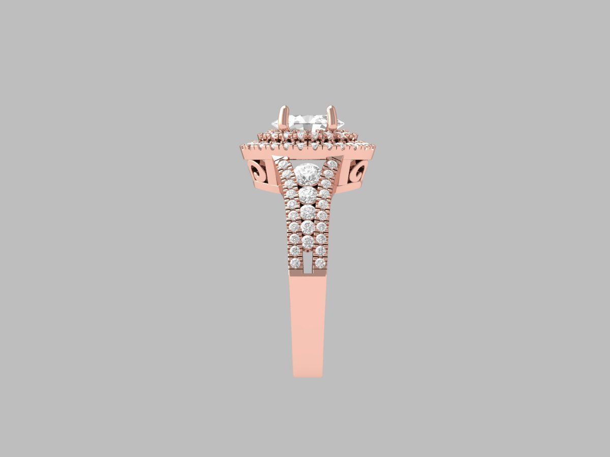 Oval Art Deco Ring 3D print model_10