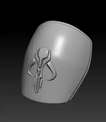 Bo-Katan Mythosaur Signet Pauldron 3D STL files Bundle 3D print model