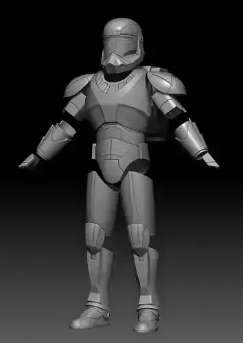 Animated Clone Commando One12 Scale Armor 3D files