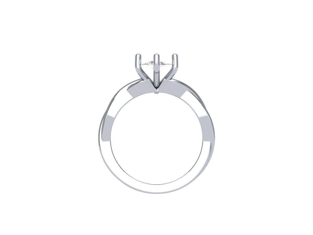 Wedding Ring 3D print model_8