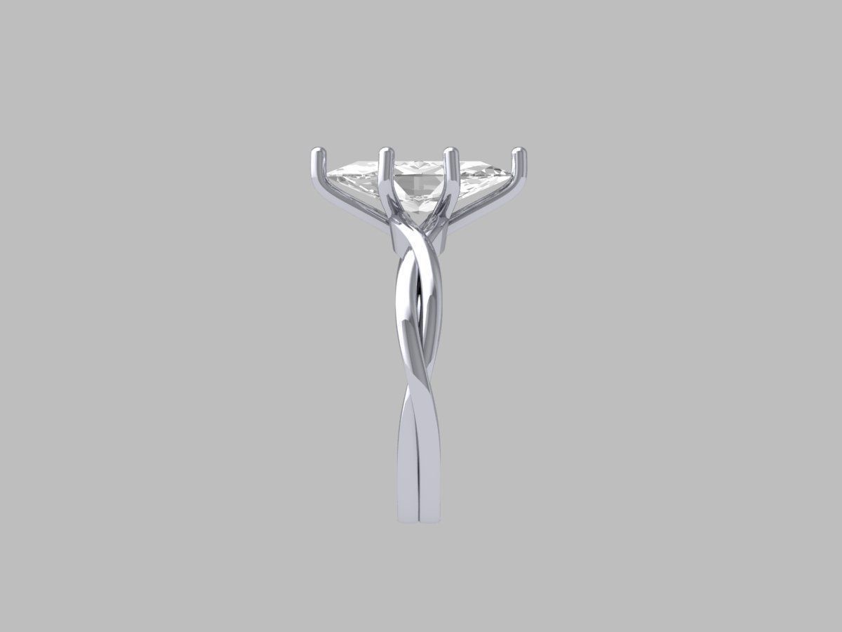 Wedding Ring 3D print model_11