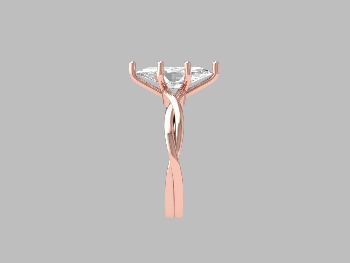 Wedding Ring 3D print model_10