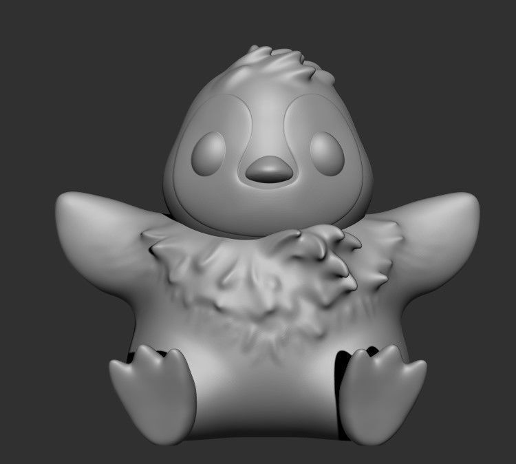 Baby Penguin 3D print model_2
