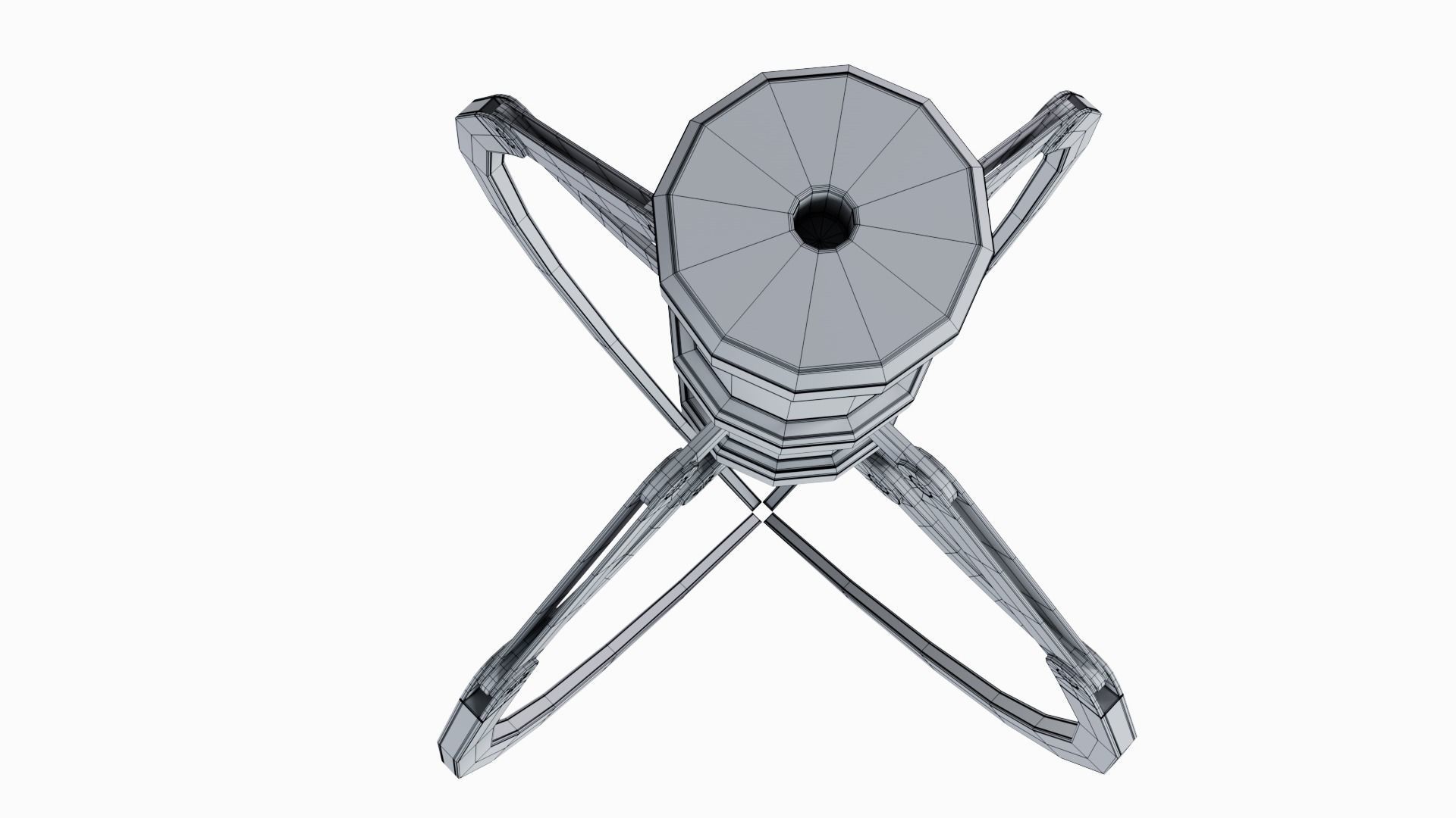 Metal realistic Claw with RIG 3D model_9