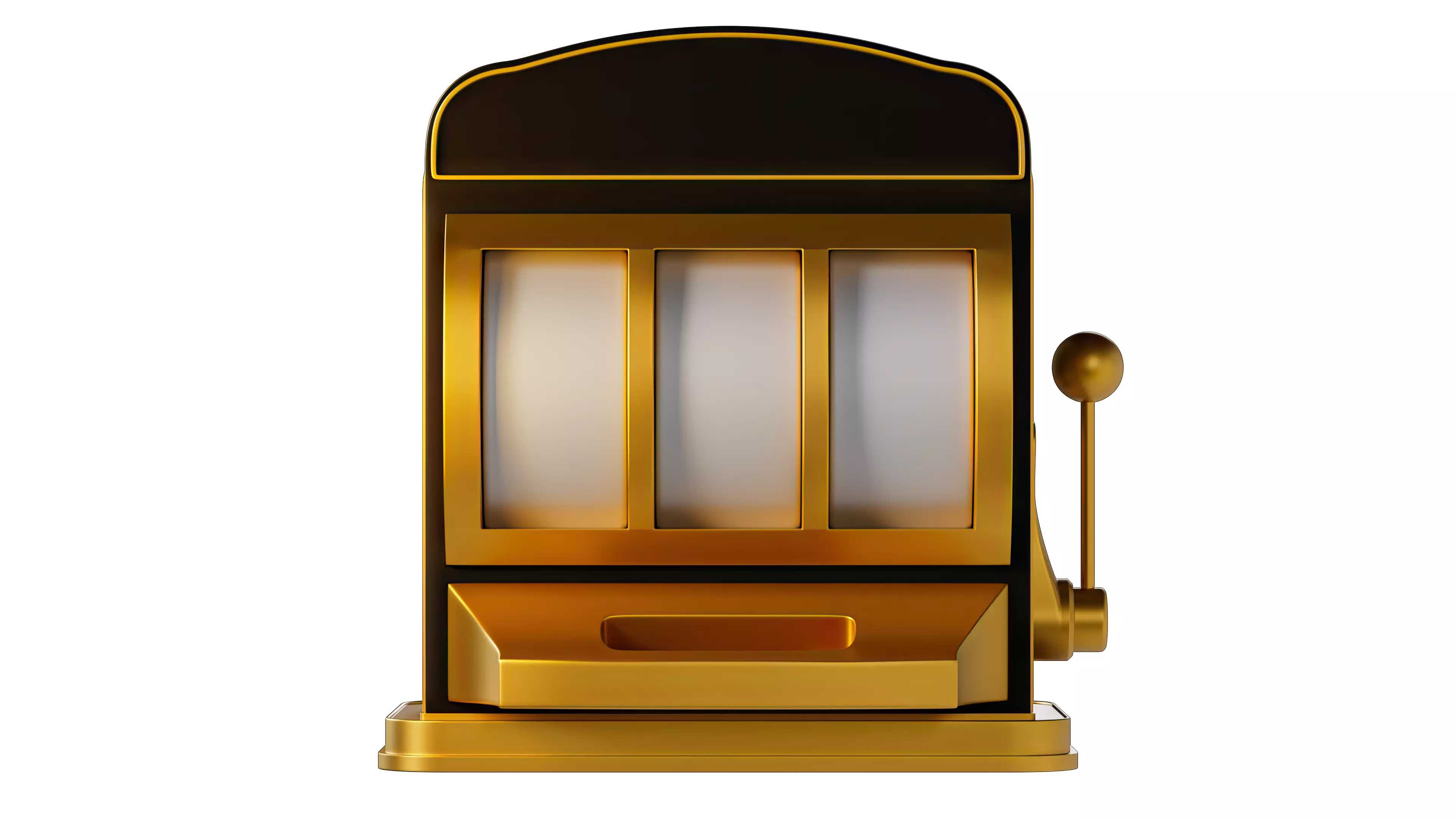 Gold Casino Slot21 3D model