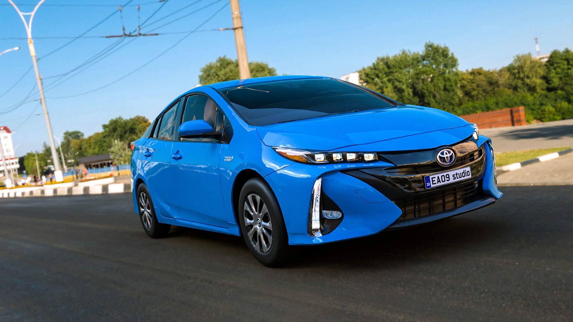 2022 Toyota Prius Prime 3D model_2