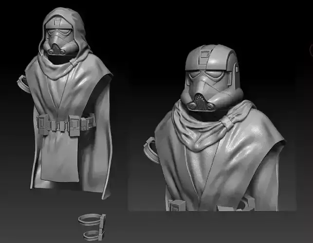 Commander Faie One12 Scale Figure Custom 3D Files