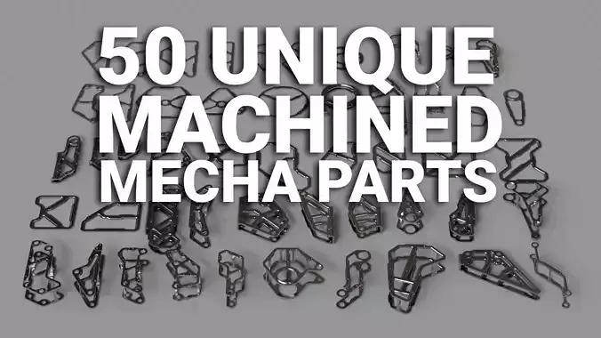 Machined Mecha Parts Kit-Bash