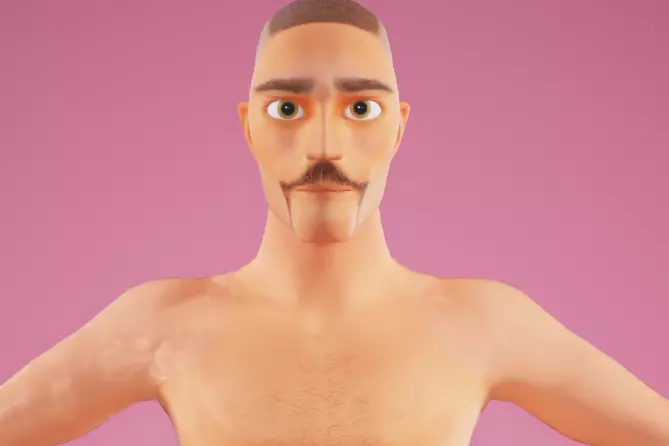 cartoon rigged  pack Low-poly 3D model_0