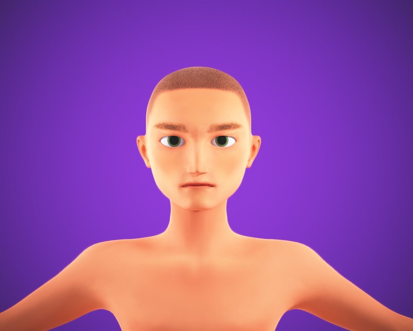 cartoon rigged  pack Low-poly 3D model_4