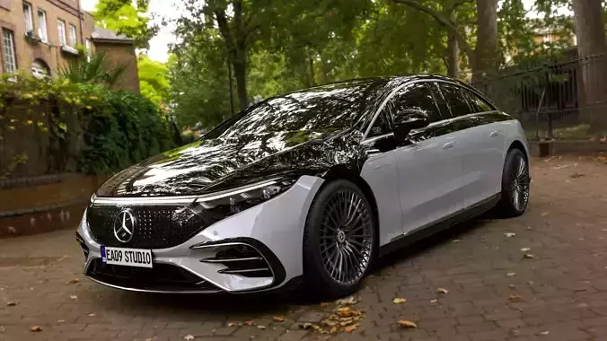 Mercedes Benz EQS 580 3D model