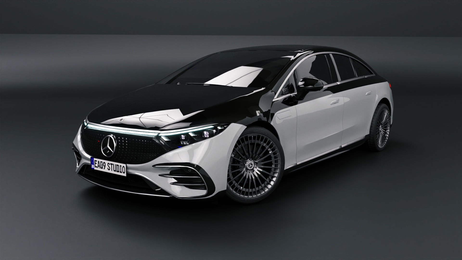 Mercedes Benz EQS 580 3D model_8