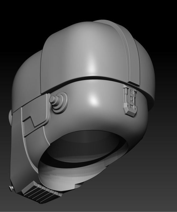 Copper Droid Head Full size and One12 Scale 3D files Bundle 3D print model_1