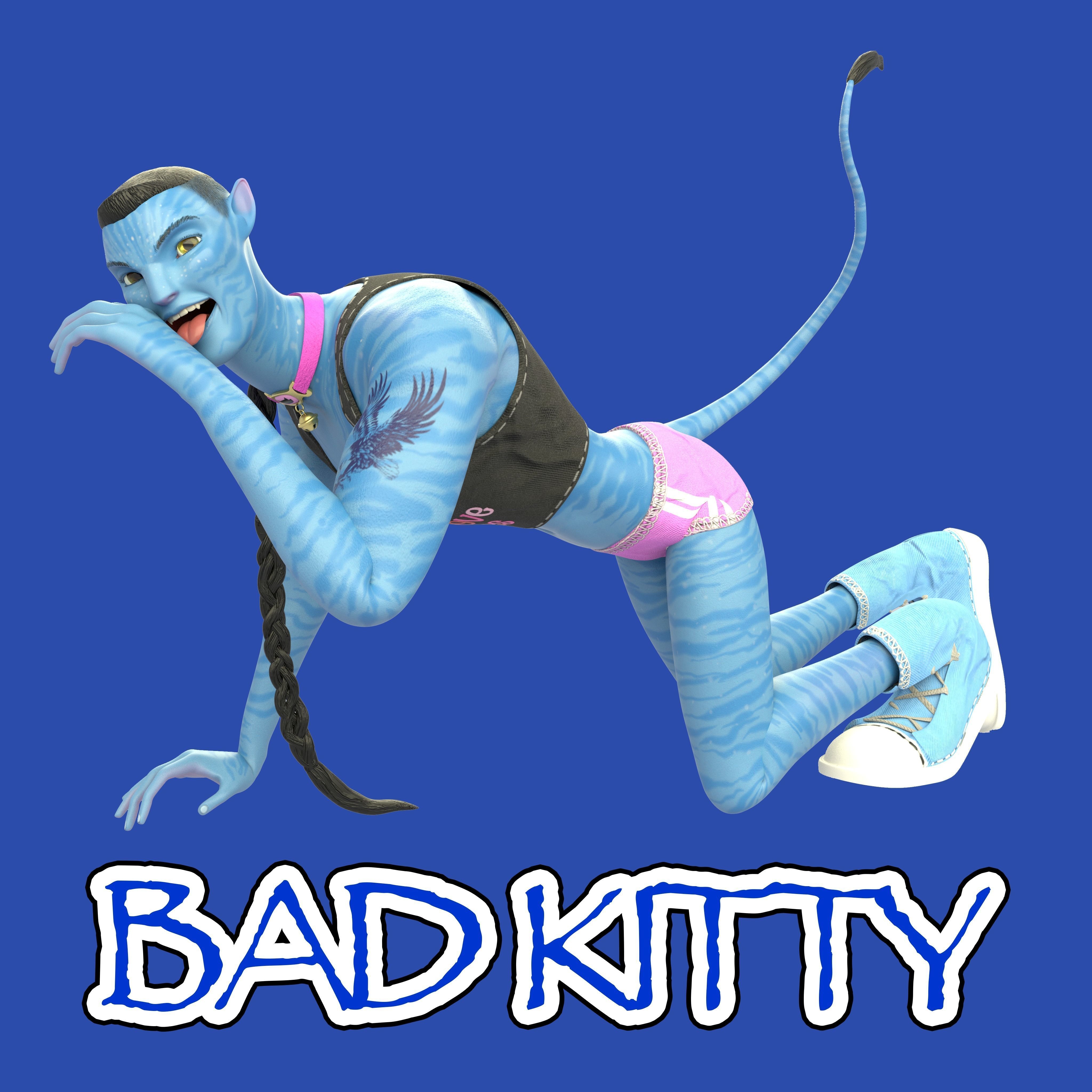 Avatar Navi Quaritch recom Avatar The Way of Water Low-poly 3D model_8