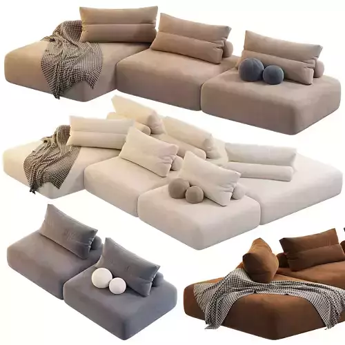 Saba Italia MY TAOS MODULAR Sofa 3D model