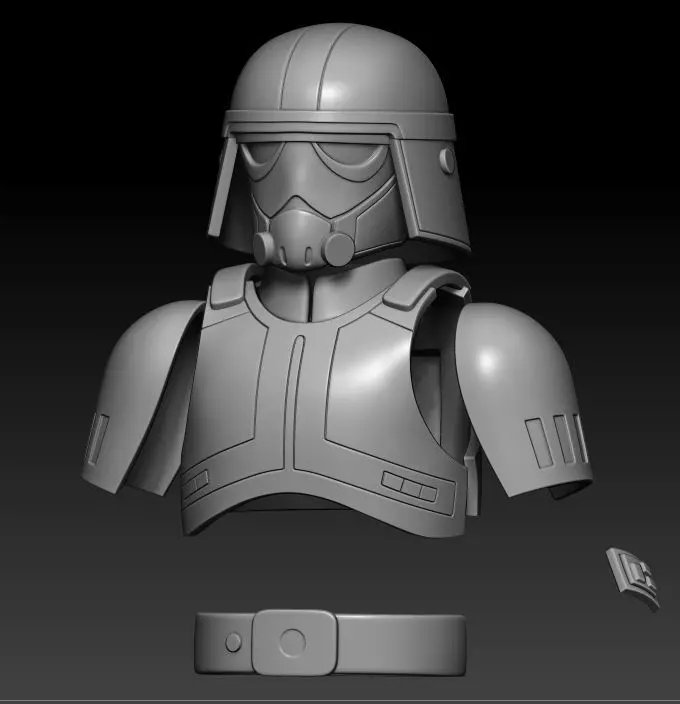 Imperial Combat Driver One12 Scale Custom 3D files 3D print model_0